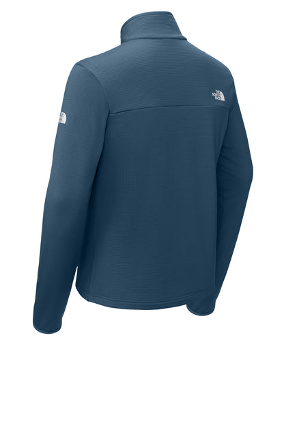 The North Face Aim 1/4-Zip Fleece in Shady Blue, back flat
