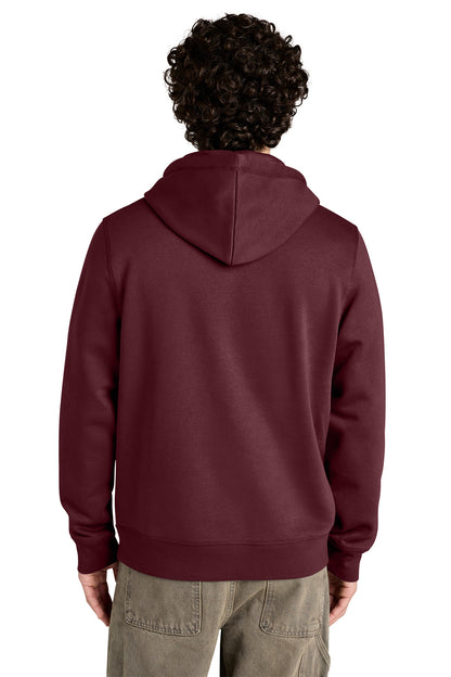 Stanley/Stella Unisex Drummer 2.0 Hooded Sweatshirt in Burgundy, back on model