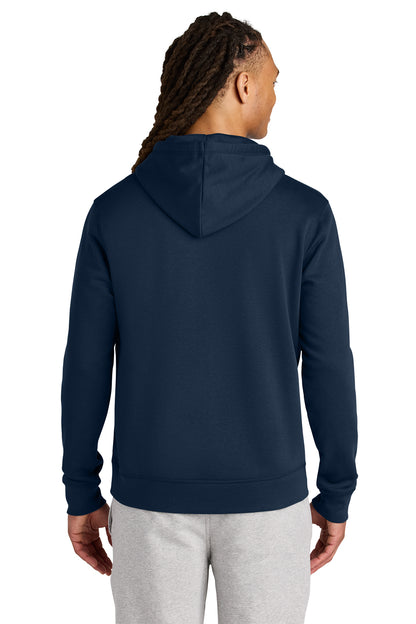 Stanley/Stella Unisex Drummer 2.0 Hooded Sweatshirt in French Navy, back on model