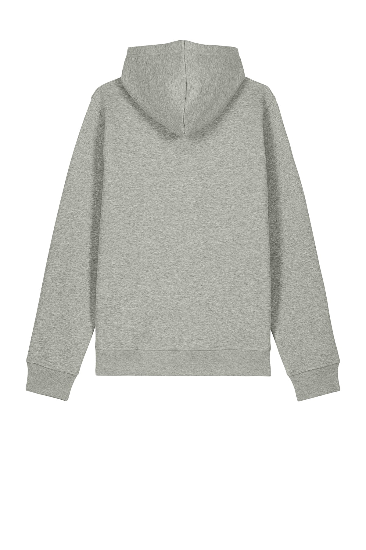 Stanley/Stella Unisex Drummer 2.0 Hooded Sweatshirt in Heather Grey, back flat