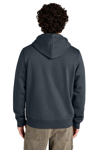 Stanley/Stella Unisex Drummer 2.0 Hooded Sweatshirt in India Ink Grey, back on model