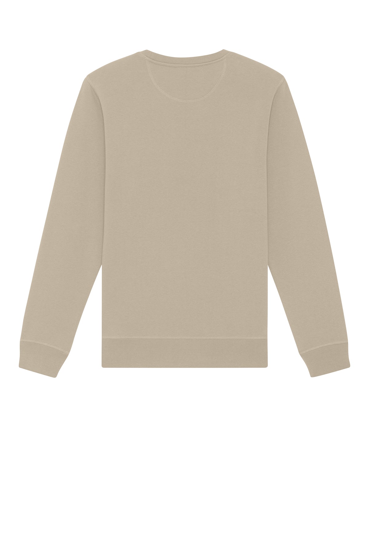 Stanley/Stella Unisex Roller Crewneck Sweatshirt in Desert Dust, back flat