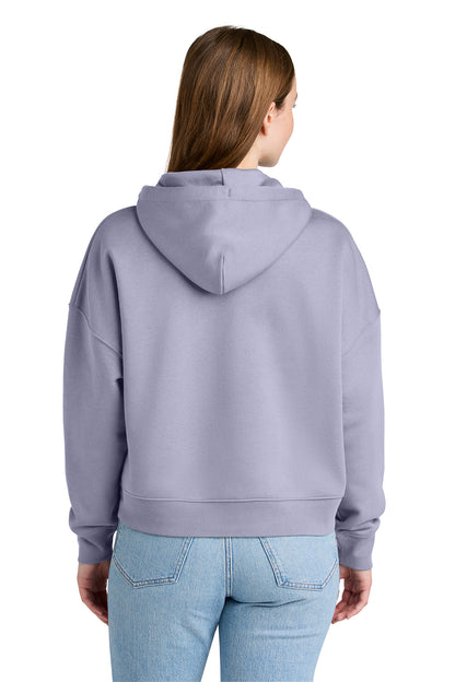 Stanley/Stella Women’s Stella Nora Hooded Sweatshirt in Lavender, back on model