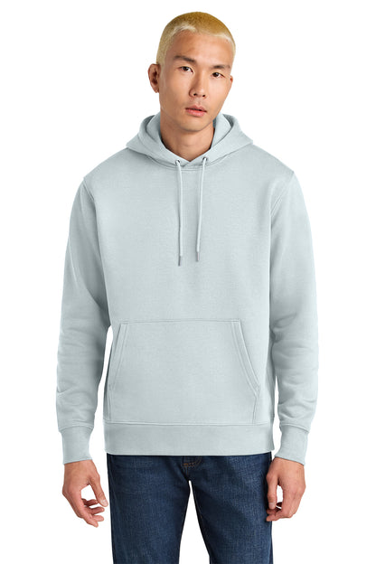Stanley/Stella Unisex Cruiser 2.0 Hooded Sweatshirt in Blue Ice, front on model