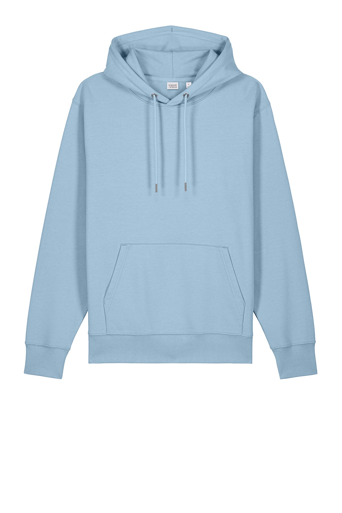 Stanley/Stella Unisex Cruiser 2.0 Hooded Sweatshirt in Blue Soul, front flat