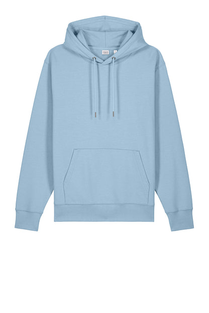 Stanley/Stella Unisex Cruiser 2.0 Hooded Sweatshirt in Blue Soul, front flat
