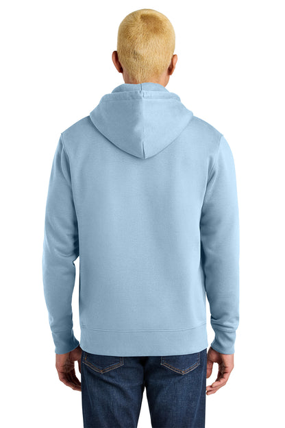 Stanley/Stella Unisex Cruiser 2.0 Hooded Sweatshirt in Blue Soul, back on model