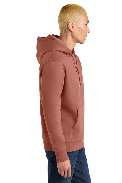 Stanley/Stella Unisex Cruiser 2.0 Hooded Sweatshirt in Heritage Brown, side on model