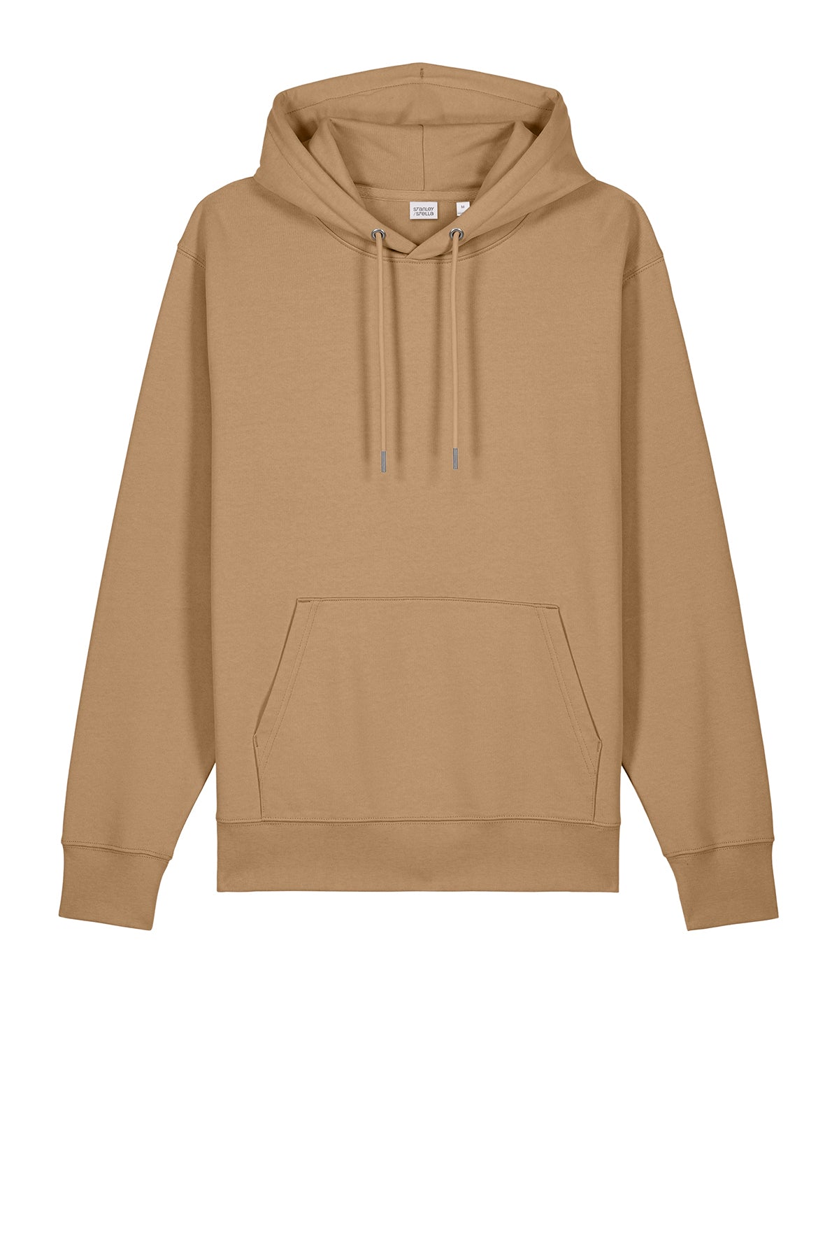 Stanley/Stella Unisex Cruiser 2.0 Hooded Sweatshirt in Latte, front flat