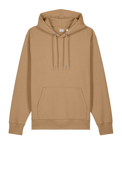 Stanley/Stella Unisex Cruiser 2.0 Hooded Sweatshirt in Latte, front flat