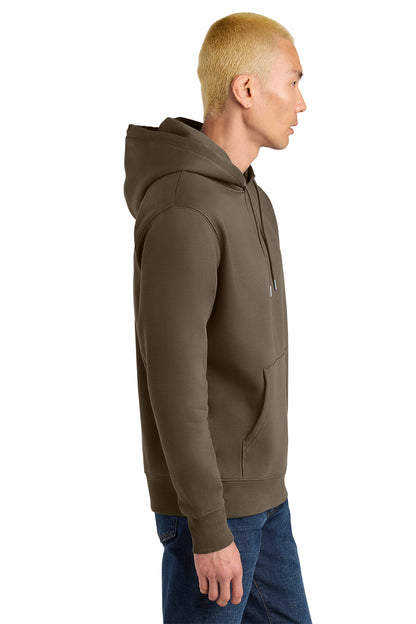 Stanley/Stella Unisex Cruiser 2.0 Hooded Sweatshirt in Mosstone, side on model