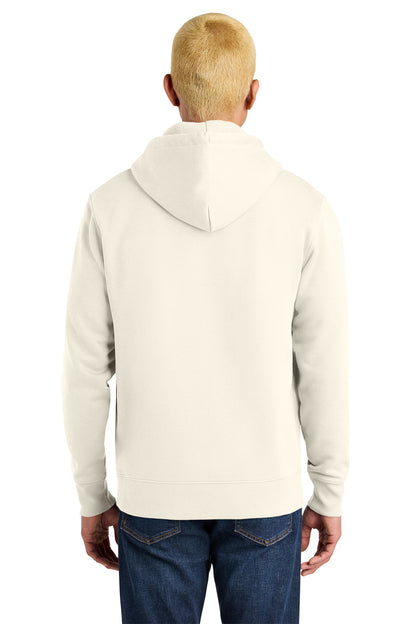 Stanley/Stella Unisex Cruiser 2.0 Hooded Sweatshirt in Off White, back on model