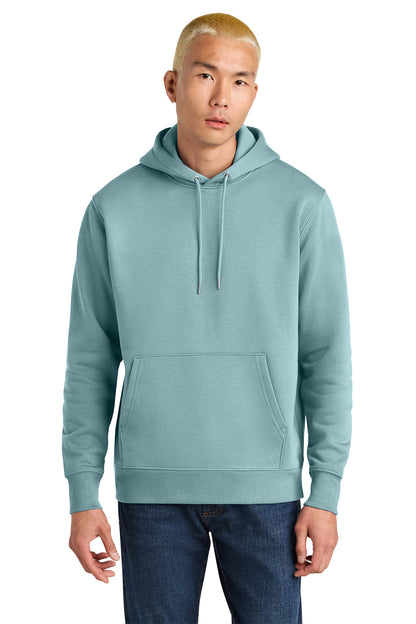 Stanley/Stella Unisex Cruiser 2.0 Hooded Sweatshirt in Pebble Blue, front on model