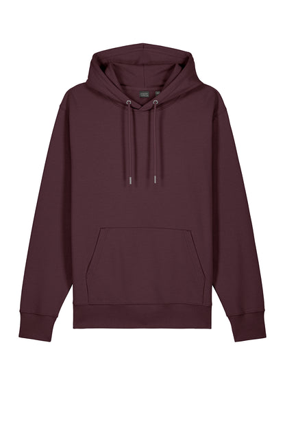 Stanley/Stella Unisex Cruiser 2.0 Hooded Sweatshirt in Red Brown, front flat