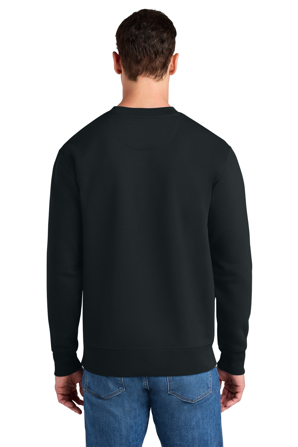 Stanley/Stella Unisex Changer 2.0 Crewneck Sweatshirt in Black, back on model