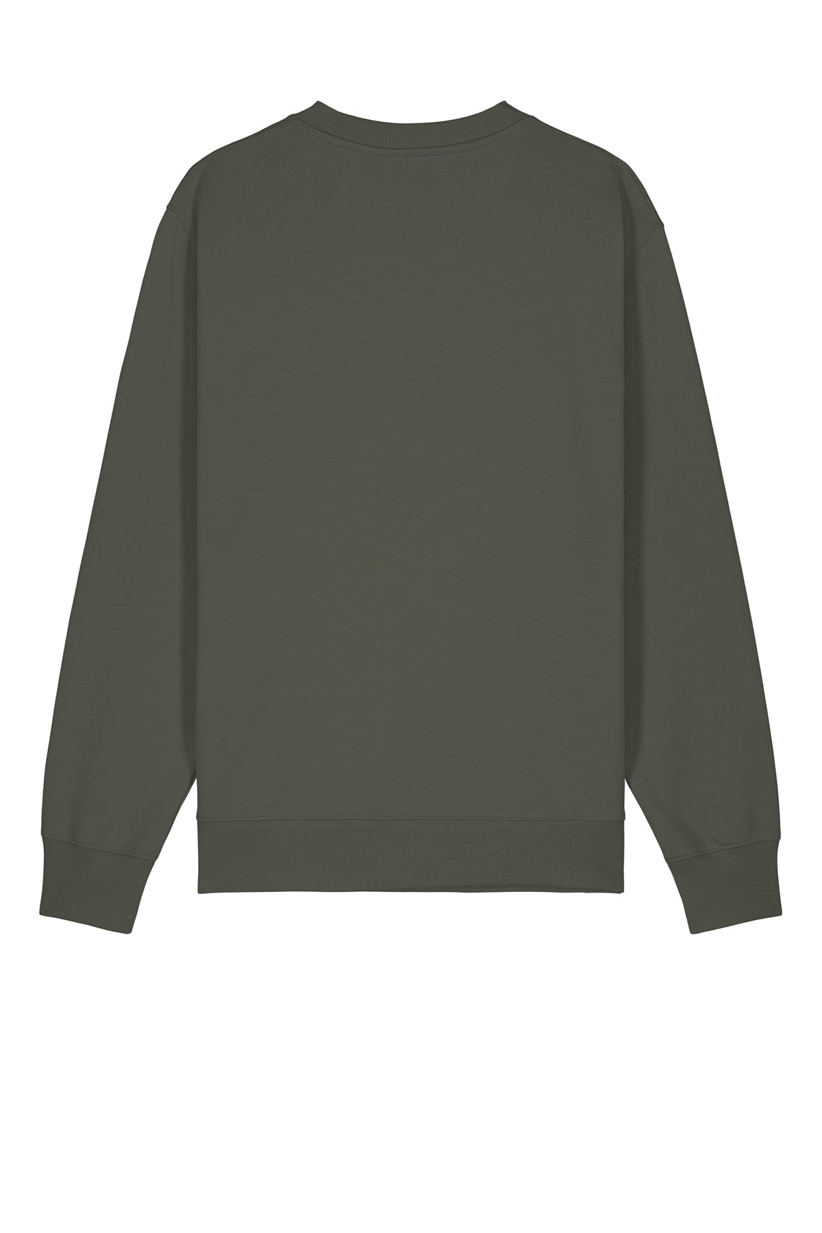 Stanley/Stella Unisex Changer 2.0 Crewneck Sweatshirt in Khaki Green, back flat