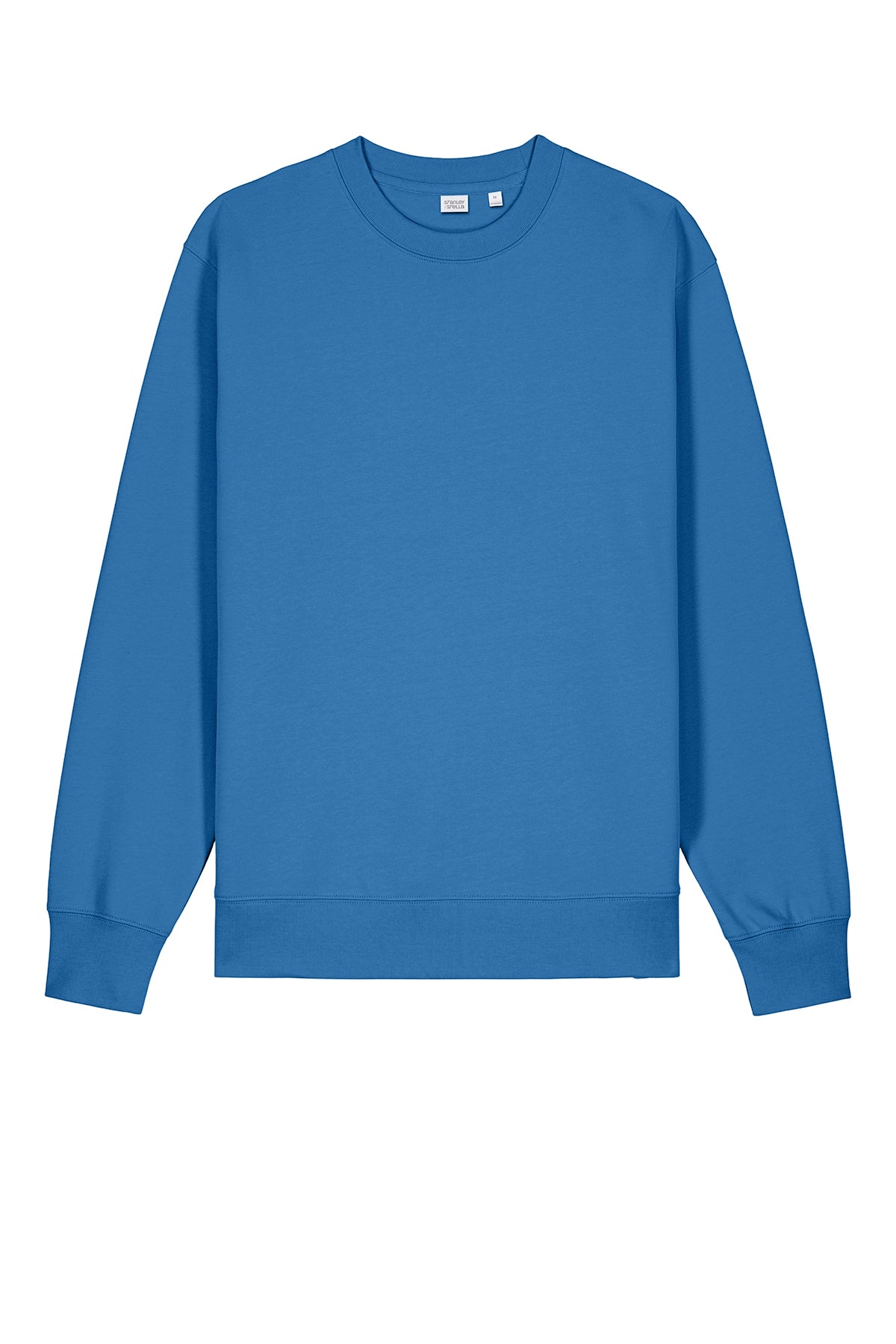 Stanley/Stella Unisex Changer 2.0 Crewneck Sweatshirt in Mindful Blue, front flat