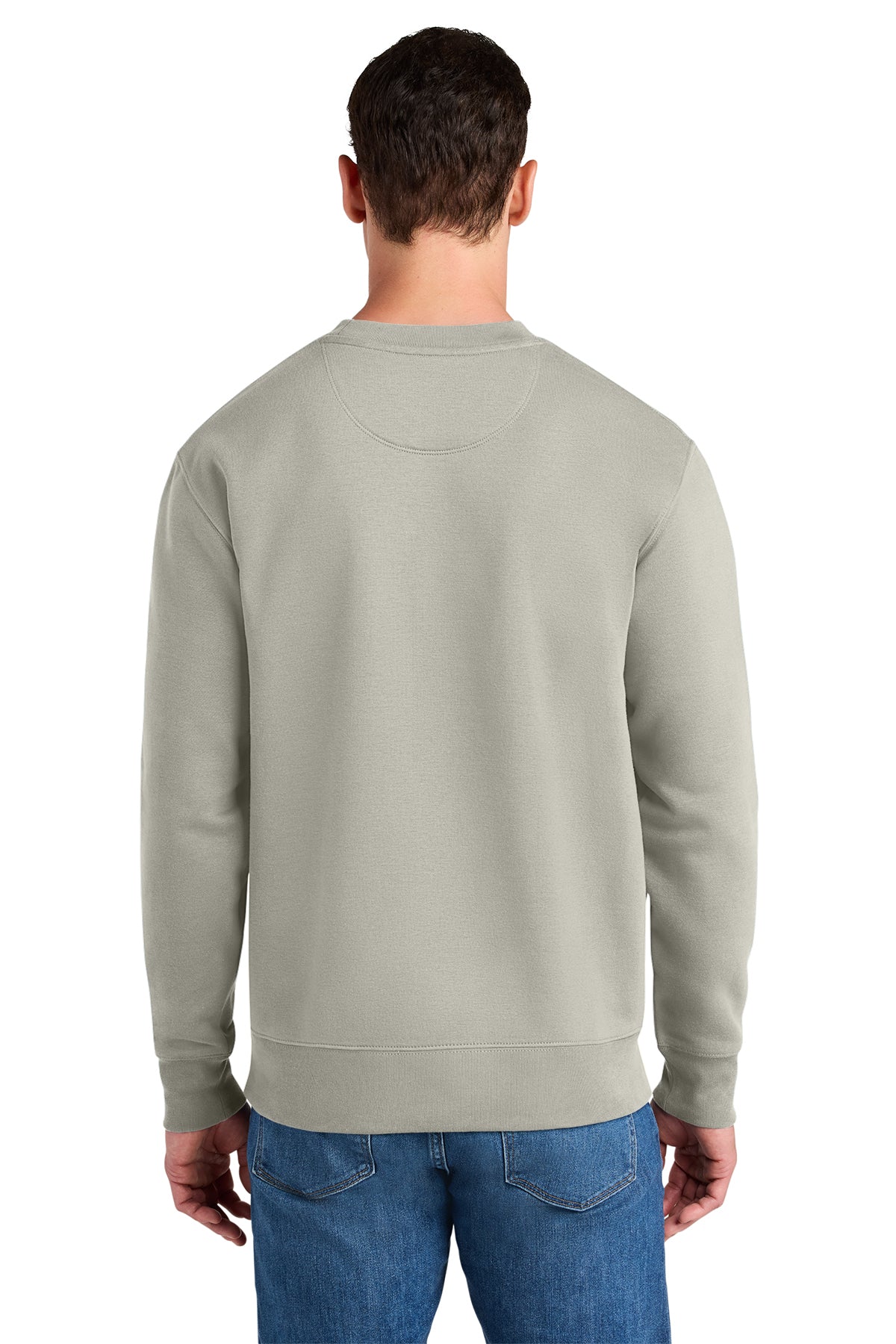 Stanley/Stella Unisex Changer 2.0 Crewneck Sweatshirt in Stone, back on model