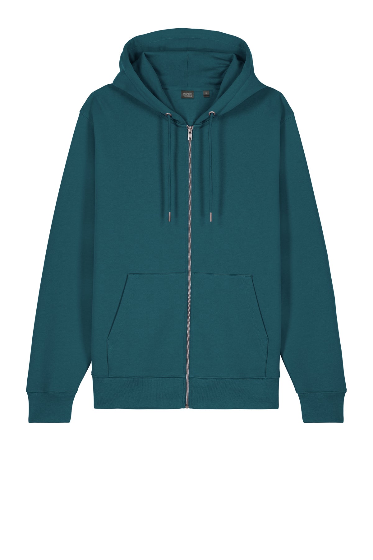 Stanley/Stella Unisex Cultivator 2.0 Full-Zip Hooded Sweatshirt in Stargazer, front flat