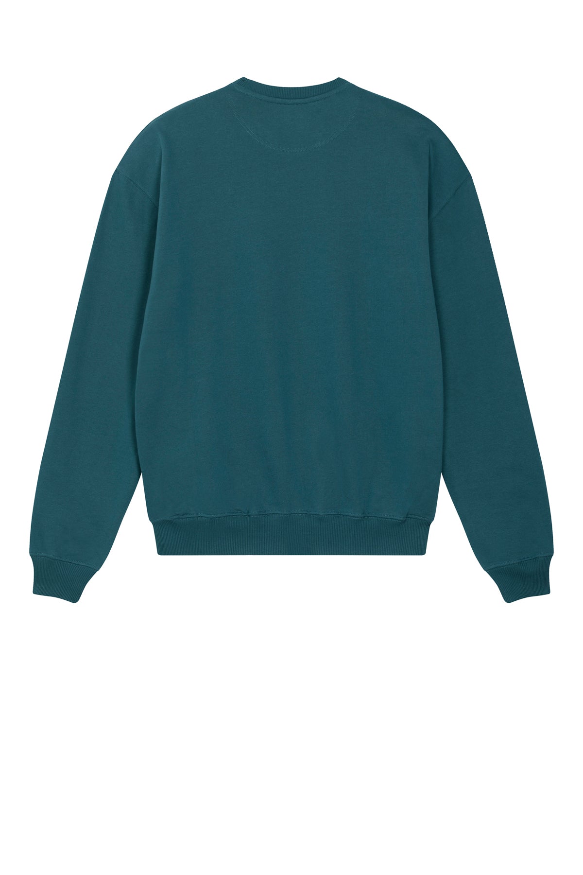 Stanley/Stella Unisex Ledger Dry Crewneck Sweatshirt in Stargazer, back flat