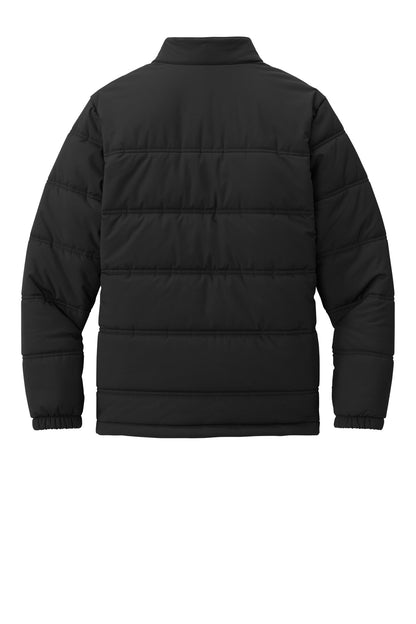 TravisMathew Cold Bay Jacket in Black, back flat