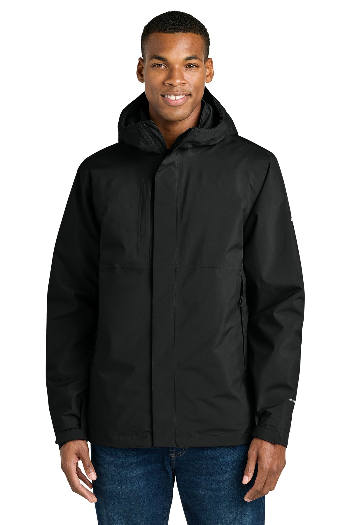 The North Face Castle Valley Triclimate 3-in-1 Jacket in TNF Black, front on model
