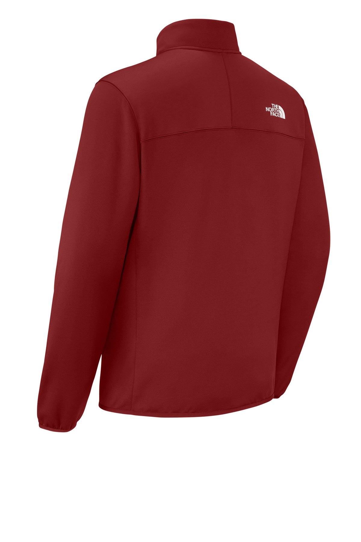 The North Face Dove Creek Full-Zip Fleece Jacket in Cardinal Red, back flat