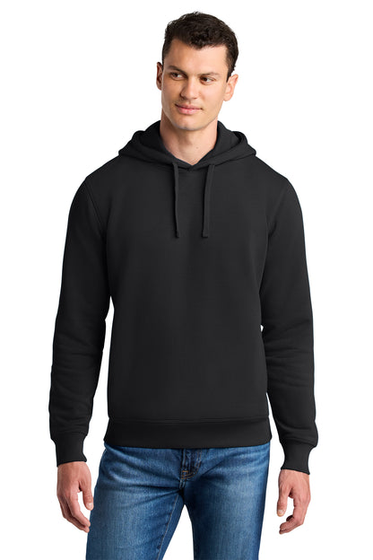 Stanley/Stella Unisex Sounder Hooded Sweatshirt in Black, front on model