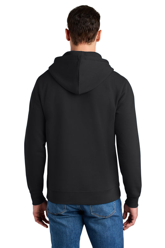 Stanley/Stella Unisex Sounder Hooded Sweatshirt in Black, back on model