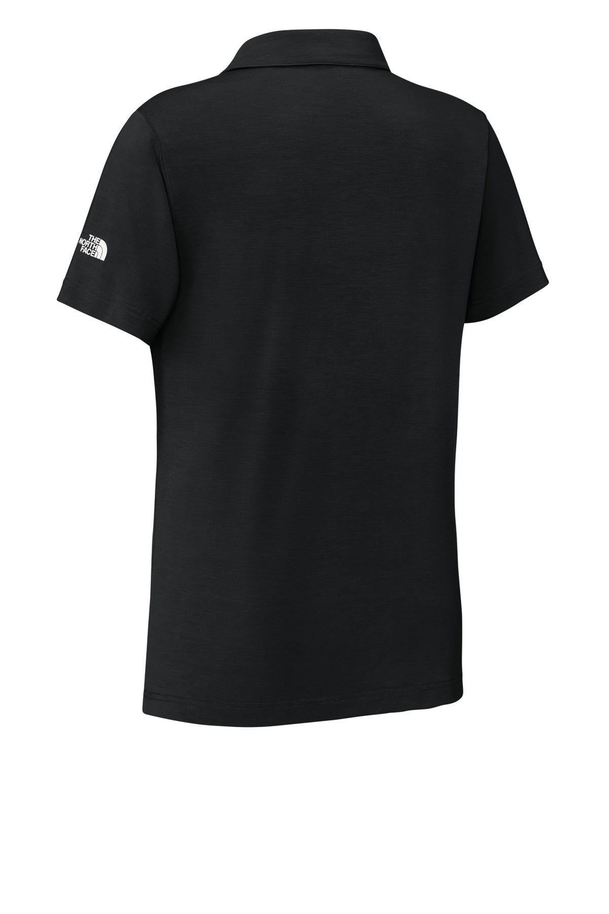 The North Face Women’s Canyon Crest Polo in TNF Black, back flat