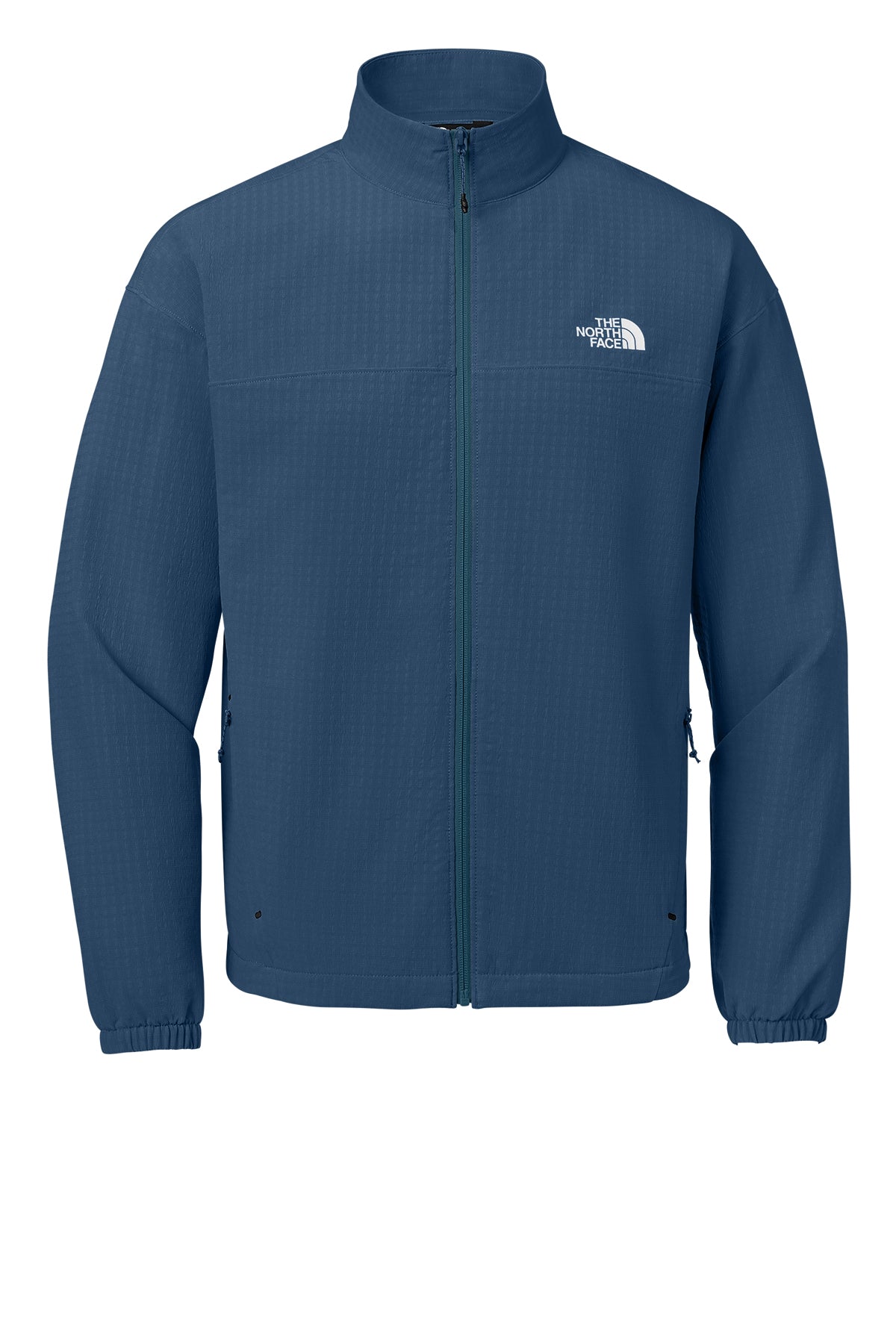The North Face Mountain Horizon Jacket in Shady Blue, front flat