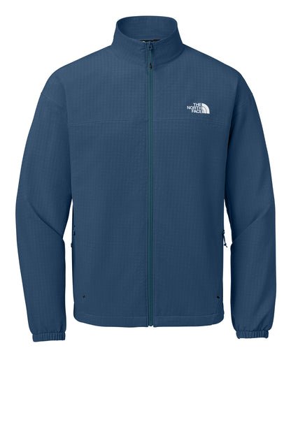 The North Face Mountain Horizon Jacket in Shady Blue, front flat