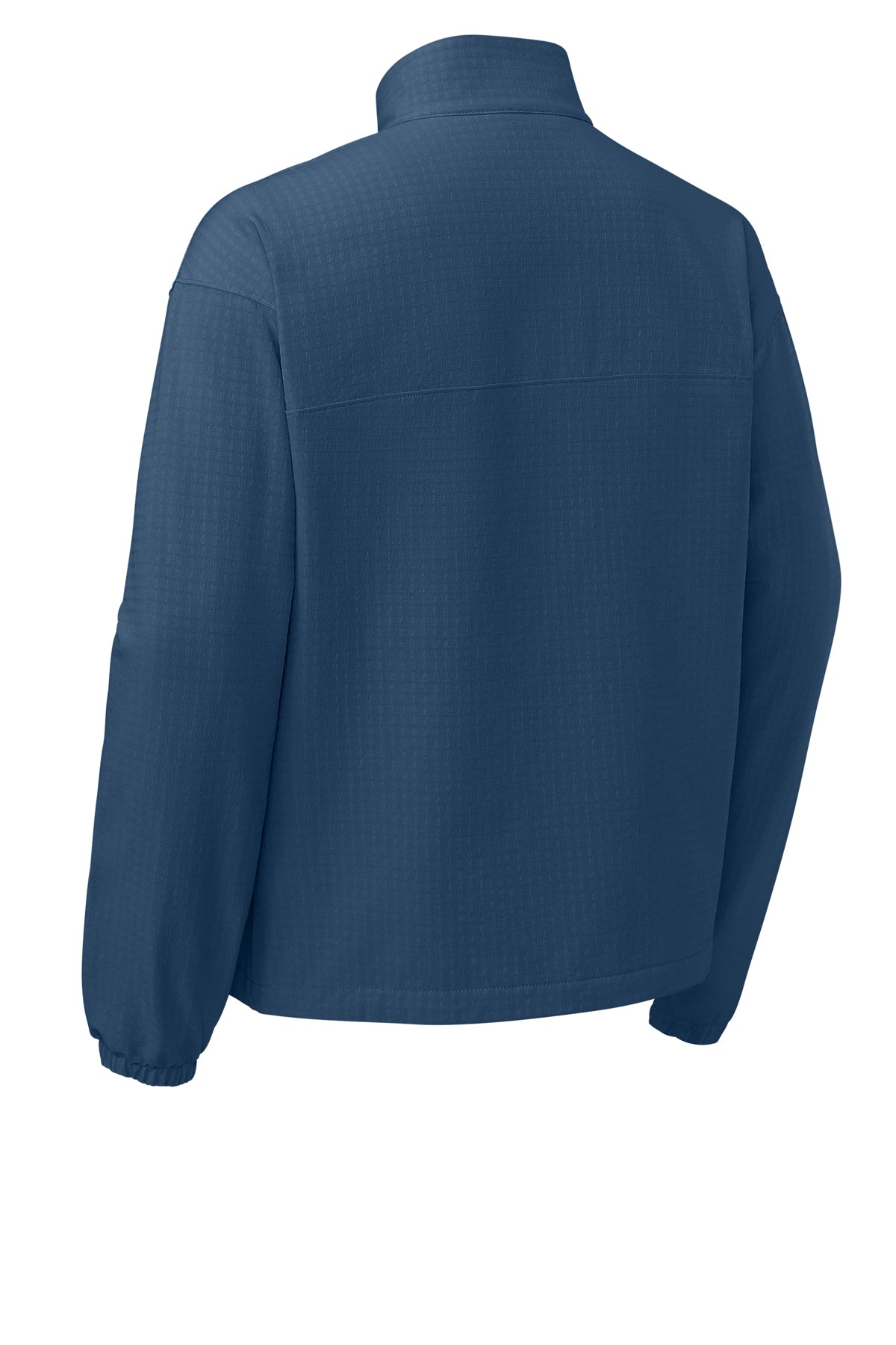 The North Face Mountain Horizon Jacket in Shady Blue, back flat