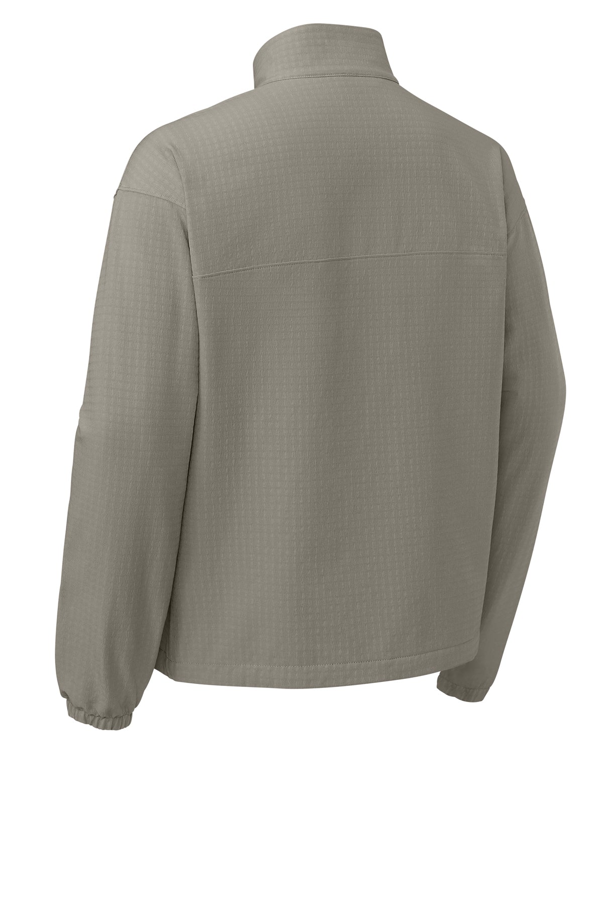 The North Face Mountain Horizon Jacket in Stone Slab Grey, back flat