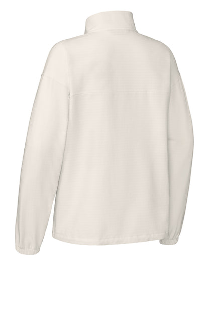 The North Face Women’s Mountain Horizon Jacket in White Dune, back flat