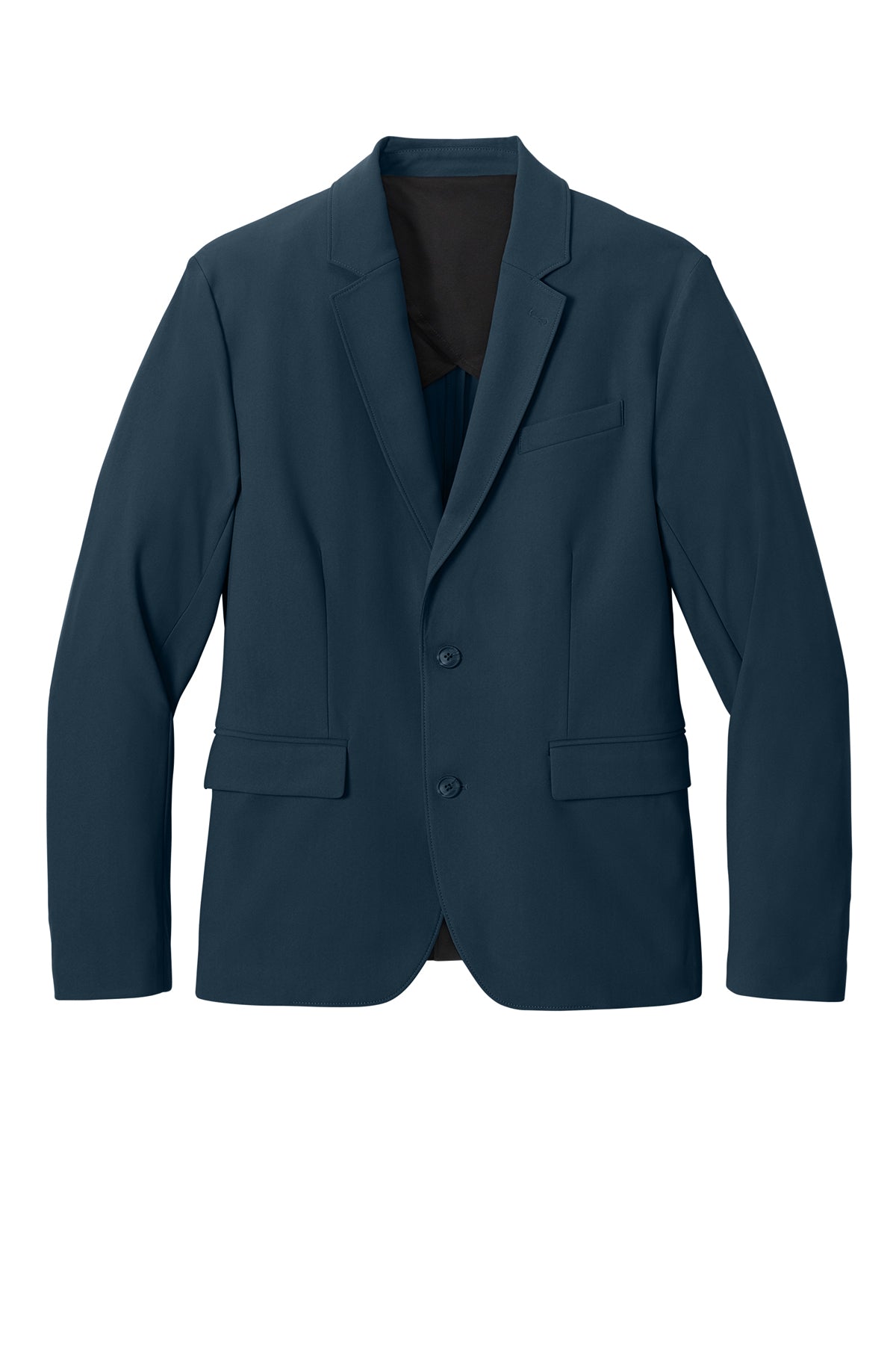 Mercer+Mettle Capital Tech Blazer in Night Navy, front flat