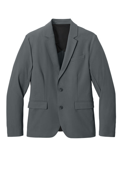 Mercer+Mettle Capital Tech Blazer in Storm Grey, front flat
