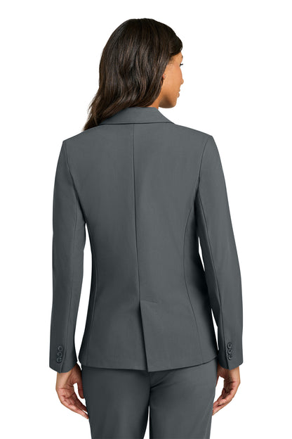 Mercer+Mettle Women’s Capital Tech Blazer in Storm Grey, back on model