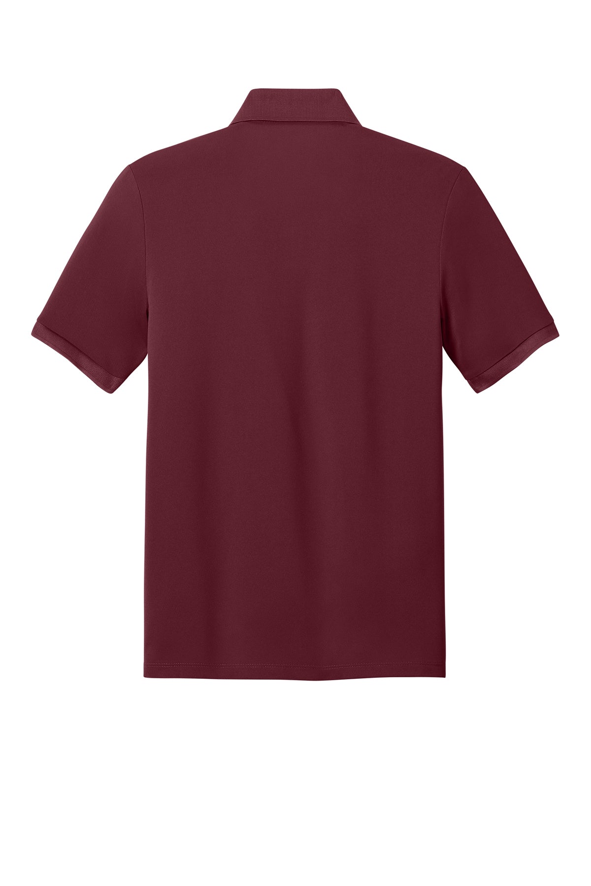 Mercer+Mettle Everyday Performance Polo in Burgundy, back flat