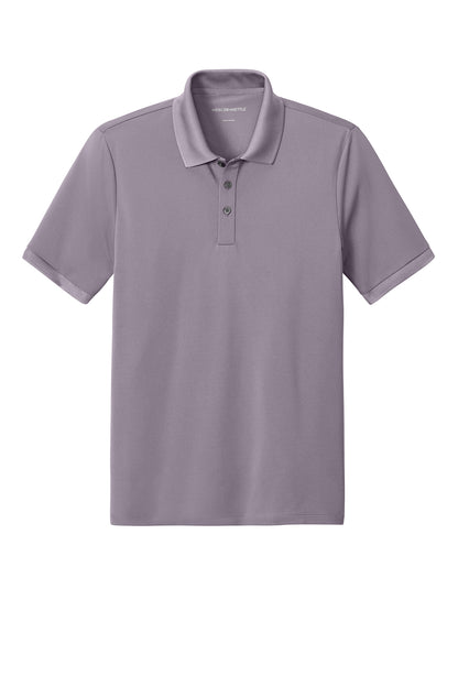 Mercer+Mettle Everyday Performance Polo in Purple Ash, front flat