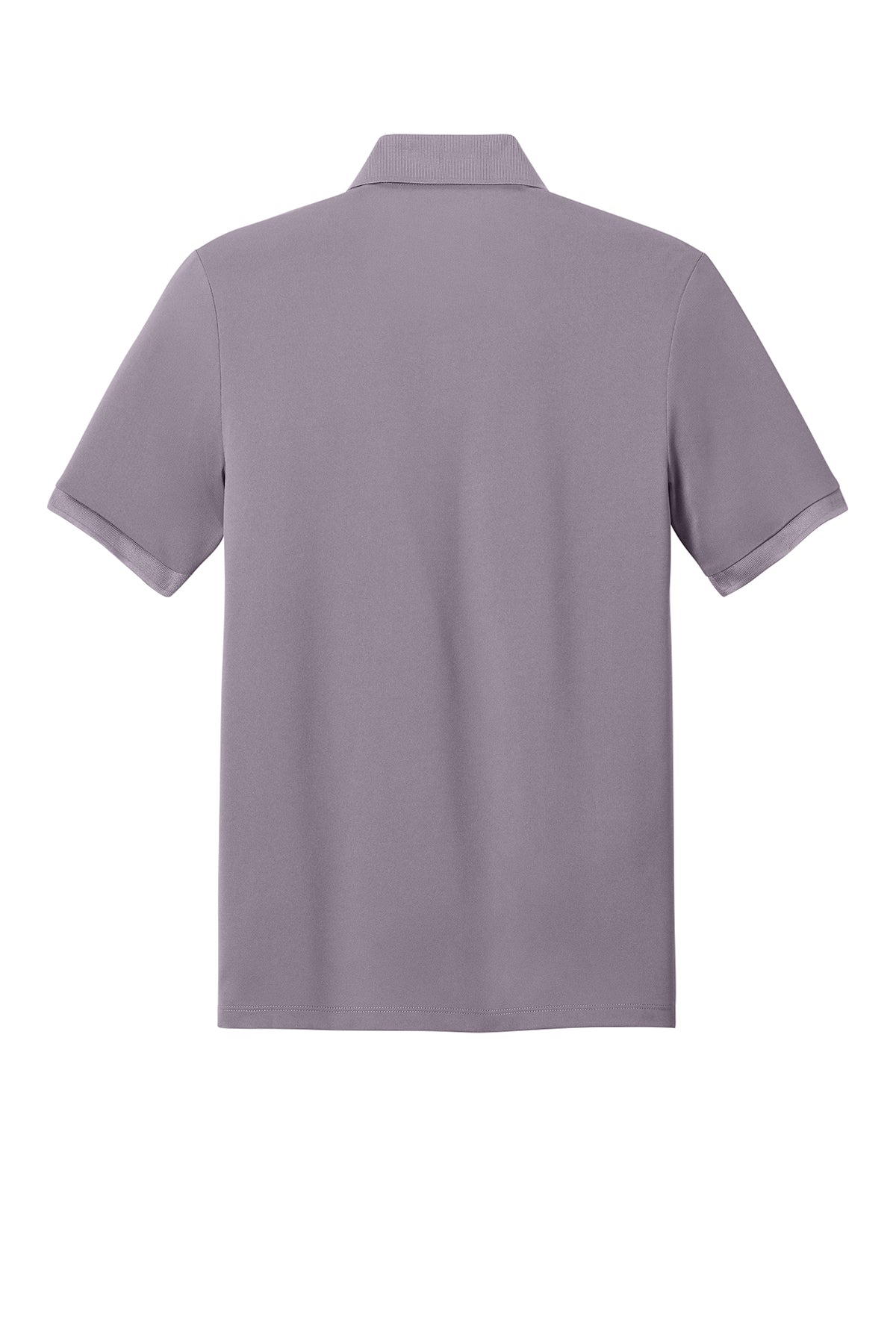 Mercer+Mettle Everyday Performance Polo in Purple Ash, back flat