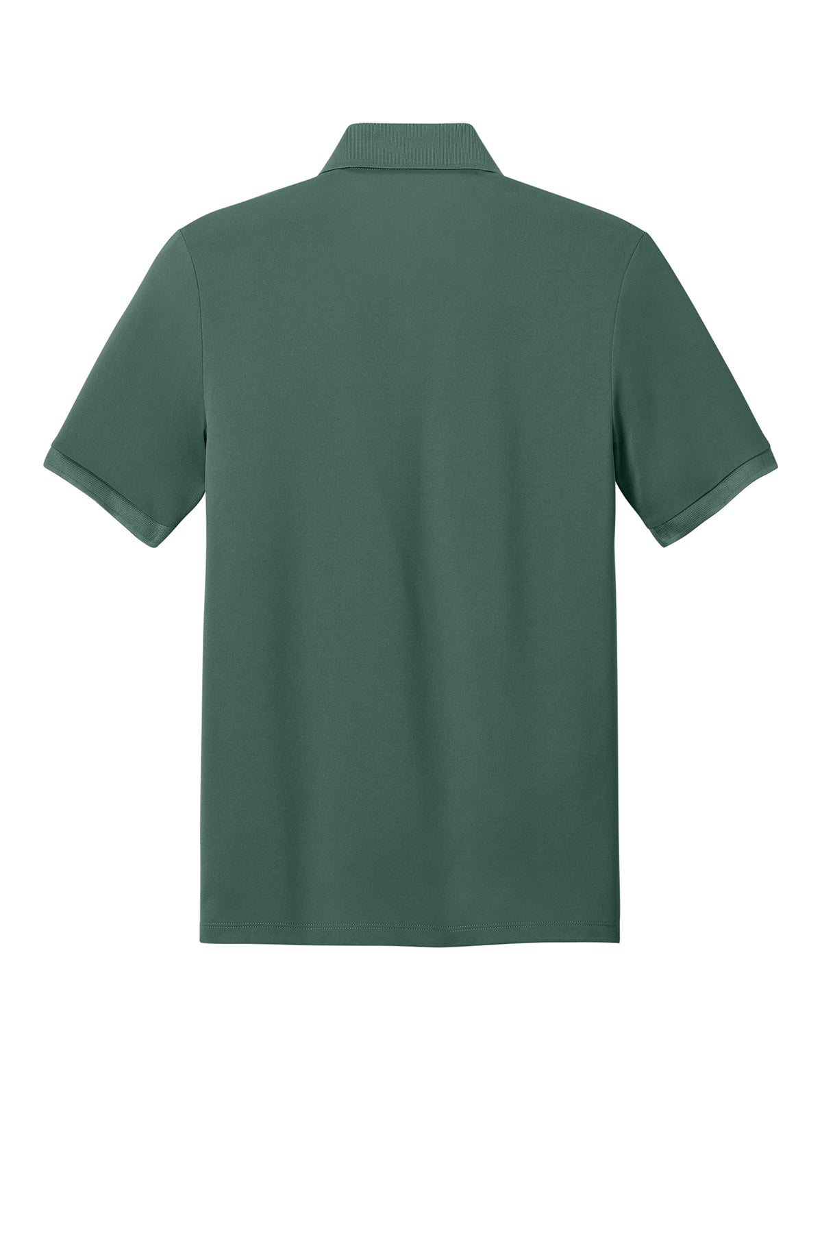 Mercer+Mettle Everyday Performance Polo in Silver Pine, back flat