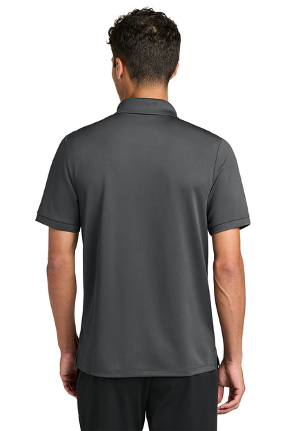 Mercer+Mettle Everyday Performance Polo in Storm Grey, back on model