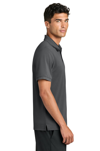 Mercer+Mettle Everyday Performance Polo in Storm Grey, side on model