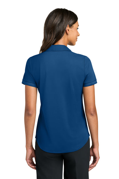 Mercer+Mettle Women’s Everyday Performance Polo in True Blue, back on model