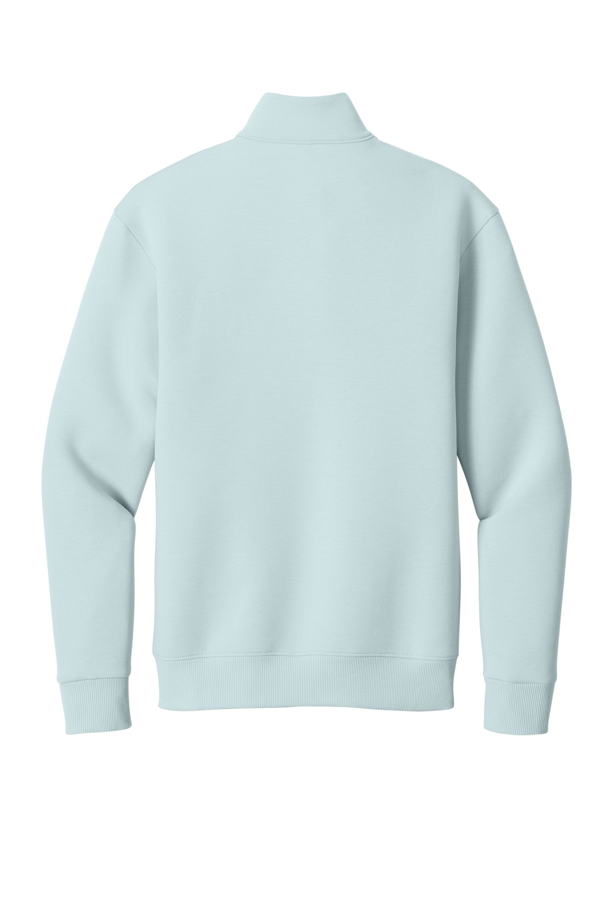 Mercer+Mettle Soft Spacer 1/4-Zip in Celestial Blue, back flat
