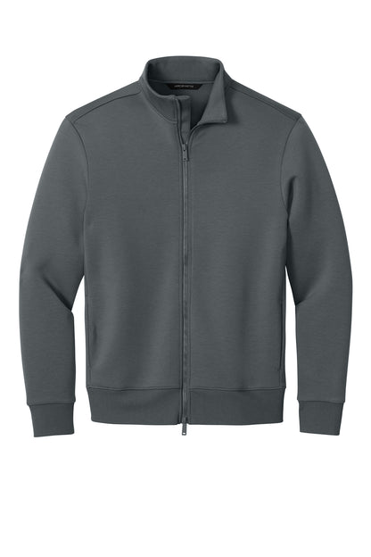 Mercer+Mettle Soft Spacer Full-Zip in Storm Grey, front flat