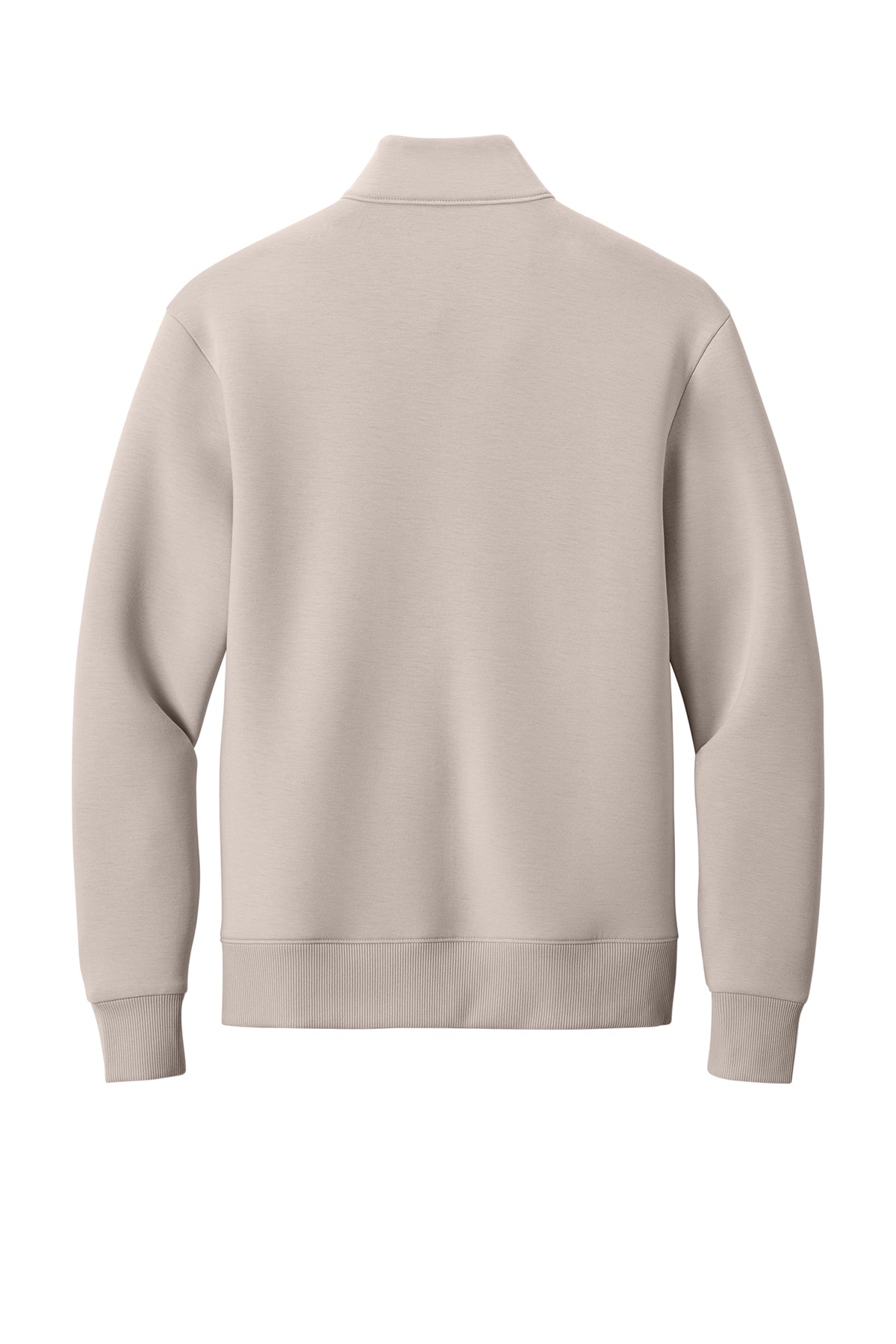 Mercer+Mettle Soft Spacer Full-Zip in Warm Quartz, back flat