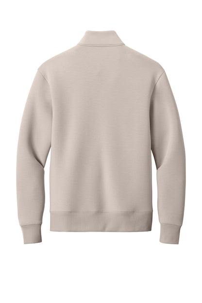 Mercer+Mettle Soft Spacer Full-Zip in Warm Quartz, back flat