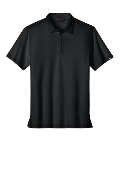 TravisMathew Crestview Polo in Black, front flat
